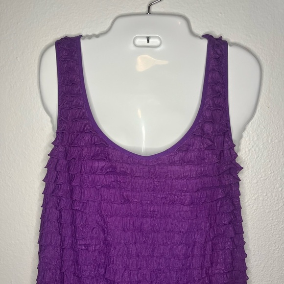 Free People Intimately Purple Crinkle Mini Dress - Picture 2 of 5